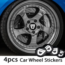 

4Pcs Car Styling 3D Decal Car Tire Wheel Center Hub Cap Stickers Metal Emblem For Dacia Duster Logan Sandero 2 Mcv MK2