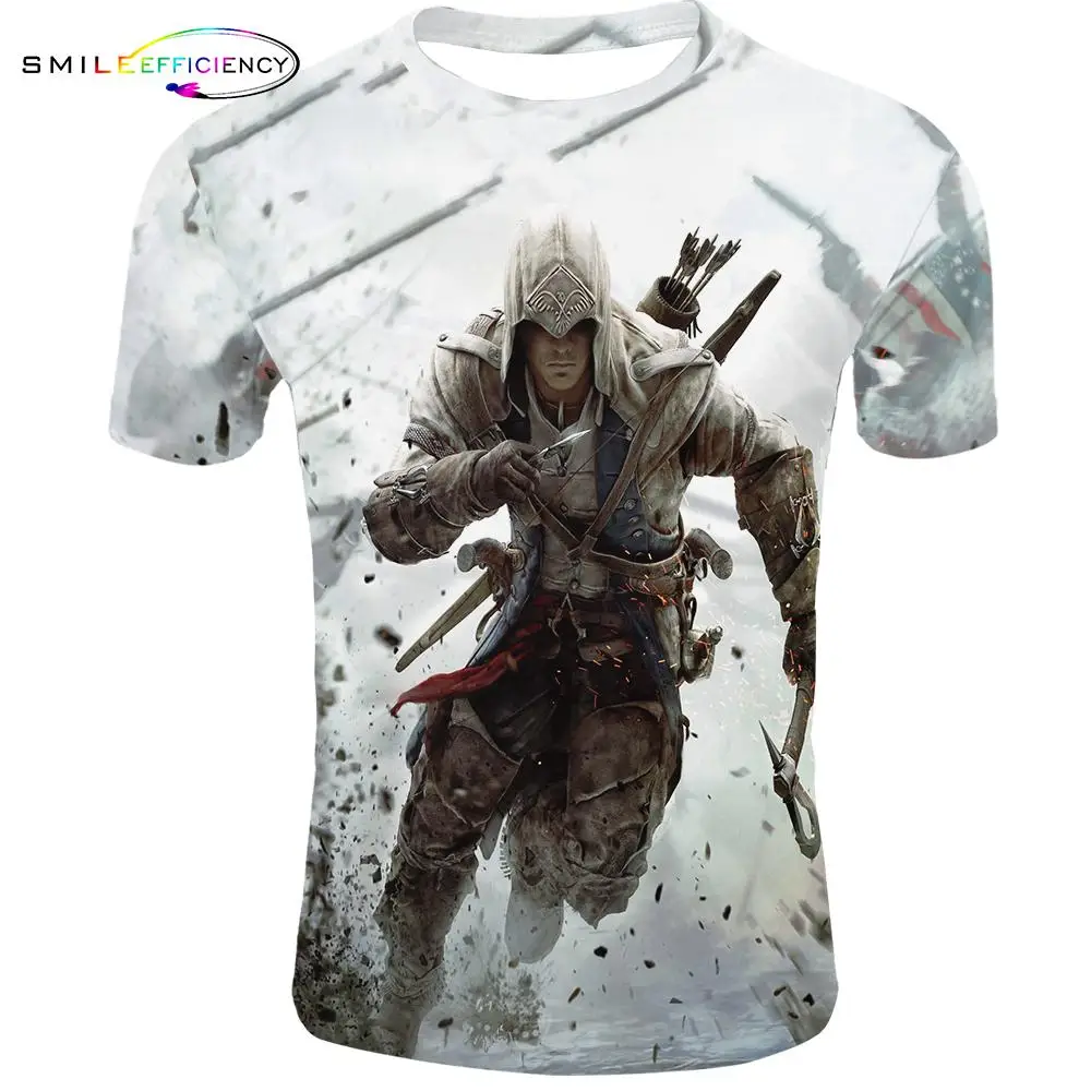 Summer 2019 New Gothic Assassin Creed 3d T ShirtPrinted Men Custom TshirtHip Hop Anime Clothes Mens T-Shirt Cartoon Summer 2019 New Gothic Assassin Creed 3d T ShirtPrinted Men Custom TshirtHip Hop Anime Clothes Mens T-Shirt Cartoon