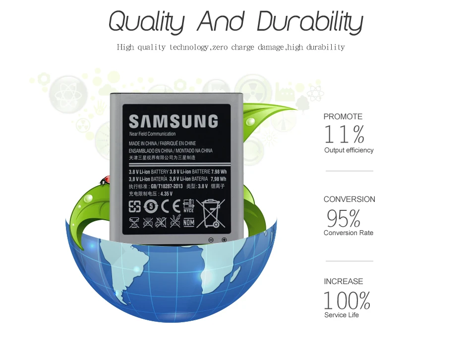 Samsung телефон батарея EB-L1H2LLU для samsung Galaxy Prime i9260 i9268 i939 i9305 E210S E210L E210K 2100 мАч батареи