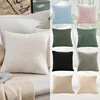 Nordic Home Plush Pillow Cushion Cover Boucle Fur White Cojines Decorative Pillows Throw Pillow Case velvet Soft Luxury Sofa 1