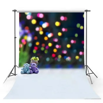 

TAIBO Vinyl Background Photography Neon Light and Bear Background Children Party Photo Studio Backdrop Photocall
