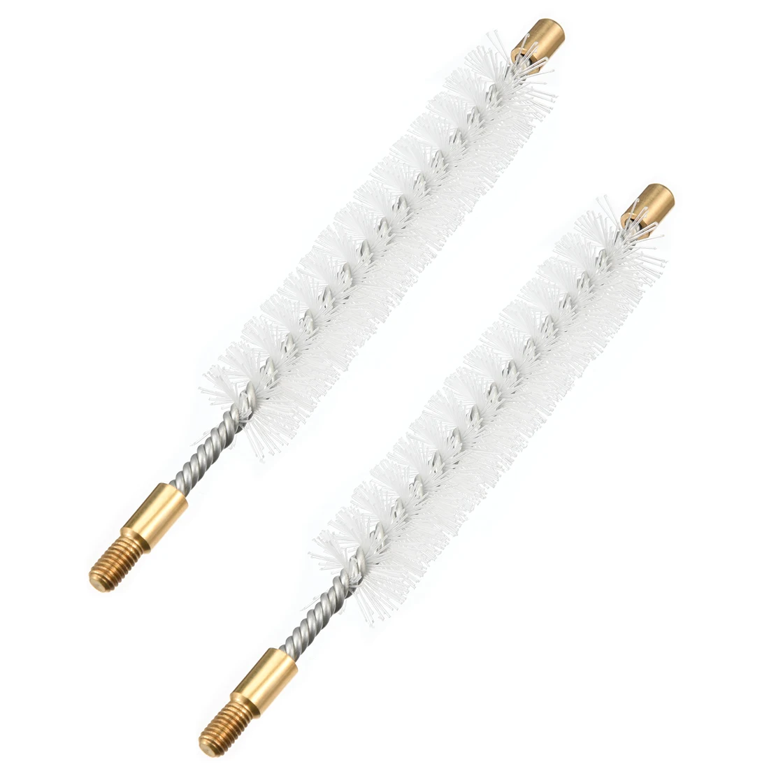 Uxcell 2 шт морозильник холодильник катушка чистящий инструмент 6," длинный 20 мм Диаметр нейлоновая щетина щетка белая