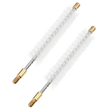 Uxcell 2 шт морозильник холодильник катушка чистящий инструмент 6," длинный 20 мм Диаметр нейлоновая щетина щетка белая