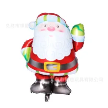 Christmas Santa Balloon Set Festival Decorative Party Decorations Supplies Christmas Aluminum Film Balloon
