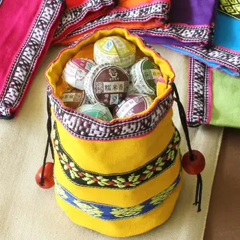 

50pcs10 Different Flavors Mini Yunnan Pu-erh Tea Chinese Pu-erh Tea Chai with Gift Bag Free Shipping