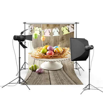 

Indoor celebration Easter eggs photo background vinyl child photography backdrops of photographer studio props fotografia GE-097