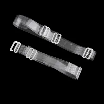 

Plastic Buckle Transparent Adjustable Invisible Underwear Bra Set Shoulder Straps Elastic Replacement Bra Belt Intimates Women