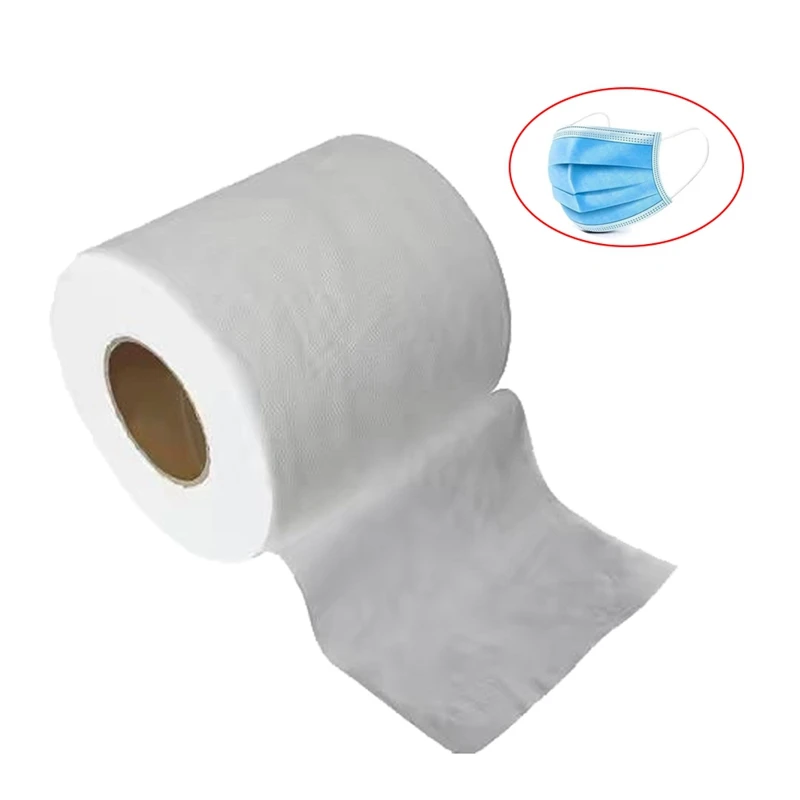 

20M Melt-Blown Filter Non-Woven Fabric DIY Disposable Masks Materials Non Woven Fabric Mask Nonwoven Wide 175mm Make 200Pcs Mask