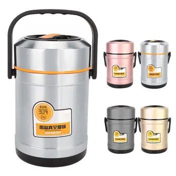 

2L Large Capacity Stainless Steel Vacuum Thermal Insulated Lunch Box Food Container for Students High-quality
