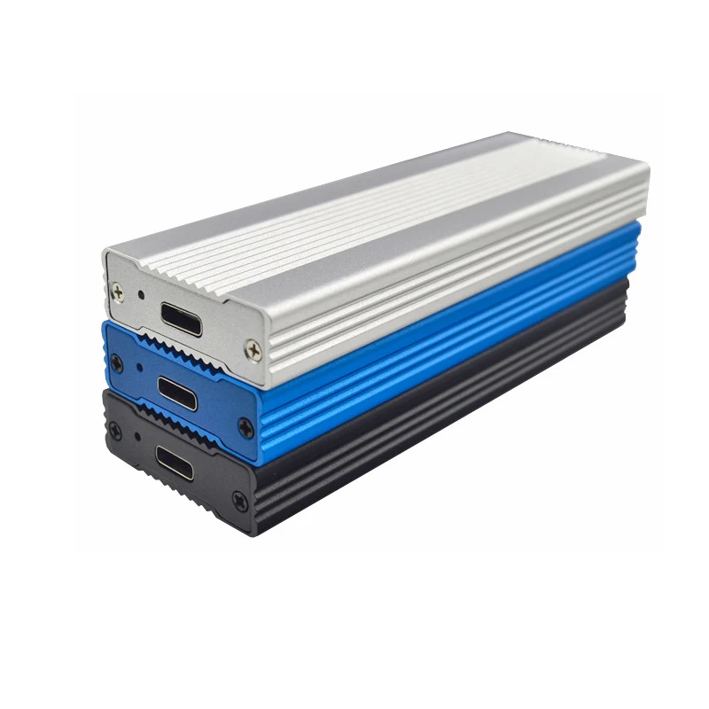 HDD 케이스 PCIE NVME USB3.1 어댑터 M.2 NVME SSD 디스크 용 하드 드라이브 인클로저, HDD 박스 c타입 3.1 케이스 HD 외장 HDD 인클로저