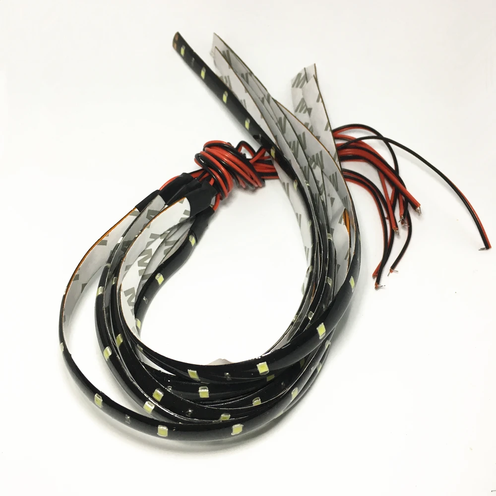 10PCS 30cm Strip Light Car Flexible LED 15SMD Waterproof Decorative DRL High Power Daytime Running 12V | Автомобили и мотоциклы