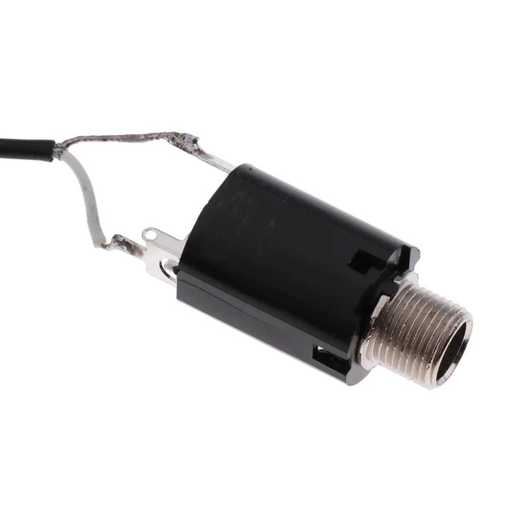 Piezo Pickup Transducer With 6.35mm Jack For Acoustic Guitar Violin Ukulele