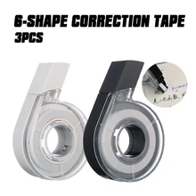 

M&G 3pcs / batch 36M 6-shape Correction Tape School Correction Tape Office Supplies Roller Office School Supplies Stationery