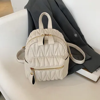 

Mini Backpacks Women PU Leather Cute Small Backpack Female White Back Pack Black Backpacks For Teen Girls Fashion Bagpack Woman