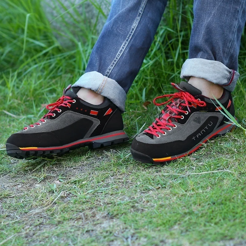 Новое поступление Высокое качество Натуральная кожа водонепроницаемые туристические ботинки походная обувь Уличная обувь, кроссовки