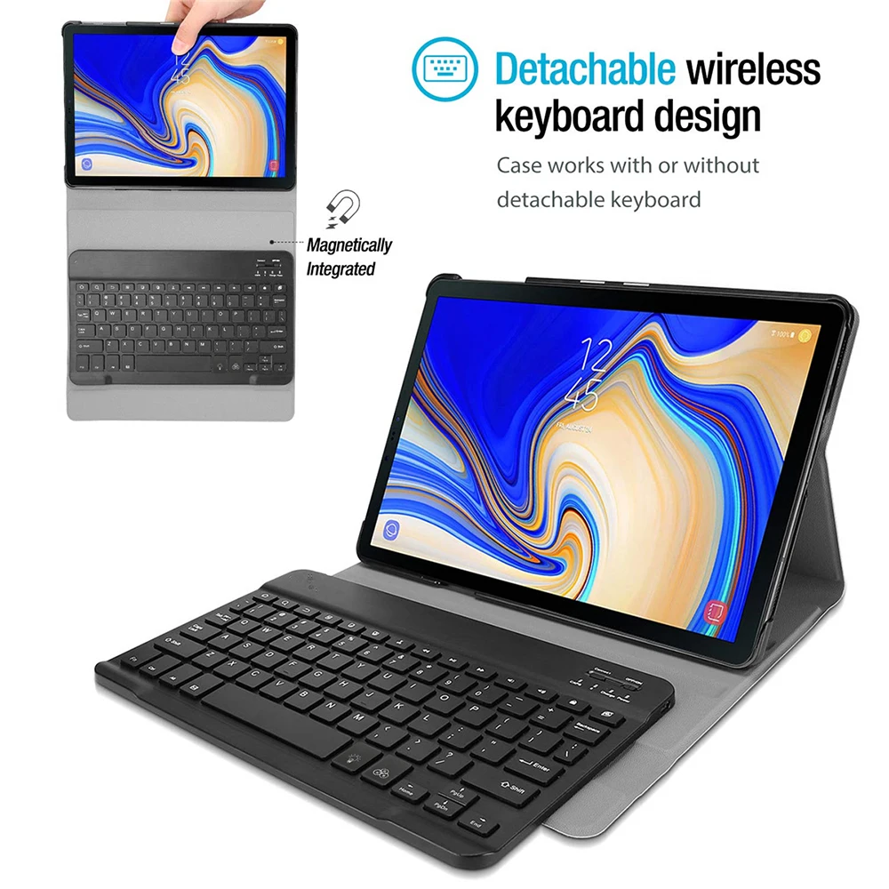 Клавиатура 2 в 1 для Samsung Galaxy Tab A2 10 5 T595 T590 итальянская/немецкая клавиатура планшет