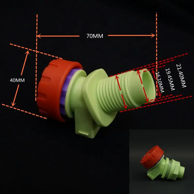 Outdoor Water Faucet Tap Button Type Replacement Water Faucet Plastic Tap for Tank Bucket Wine Juice Bottle Tools