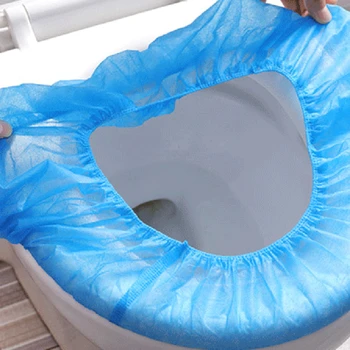 

Disposable Toilet Seat Covers Portable Bacteria-proof Cover Non-Woven Toilet Mat Safety Waterproof Supply Travel Bathroom Tools