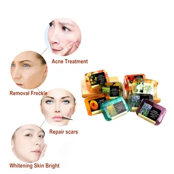 

100g Facial Handmade Soap Removal Acne Blackhead Smooth Skin Tightening Pores Deep Cleaning Whitening And Moisturizing Soap