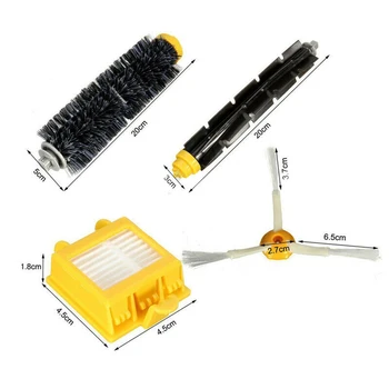 

8Pcs Armed Brush Filters Kit For IRobot Roomba Vacuum Part 700 Series 780 770 Beater Brush Size Approx. 20*3cm Home Cleainig