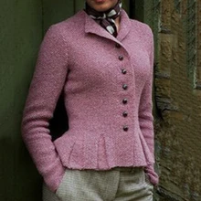 #Special Offers NIBESSER 2019 New Autumn Solid Coats WomenLong Sleeved V-neck Short Jackets Single Button Silm Vintage Jacket Women Plus Size #Special Offers NIBESSER 2019 New Autumn Solid Coats WomenLong Sleeved V-neck Short Jackets Single Button Silm Vintage Jacket Women Plus Size