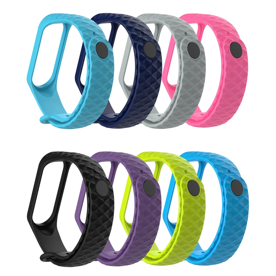 Ремешок для Xiaomi Mi Band 4 аксессуары Miband 3 сменный смарт браслет 3D ремешок 13 видов