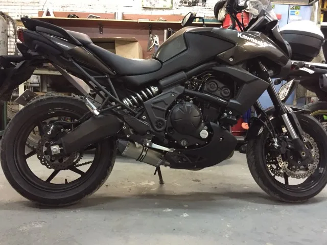 Для Kawasaki VERSYS 1000 ZX10R 10R VERSYS1000 аксессуары для труб системы глушитель выхлопных газов