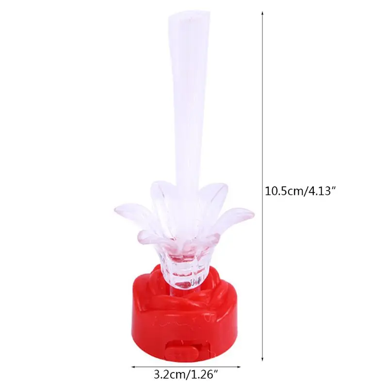 

Mini Changing Colors LED Fiber Optic Lamp Rose Base Holiday Lights Wedding Christmas Party Lighting Decoration