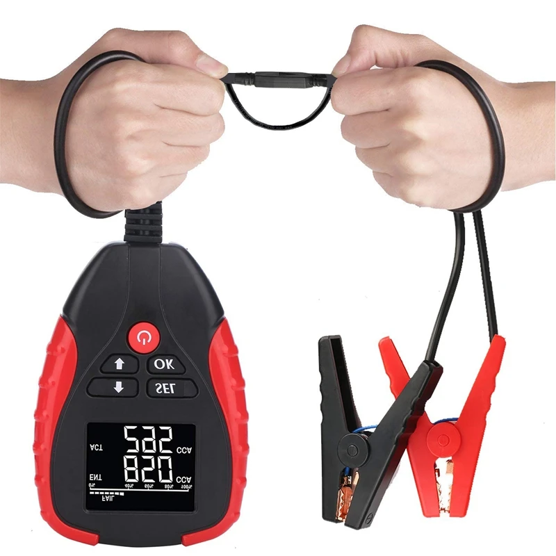 Ceny Cyfrowy tester akumulatora samochodowego 12V Pro z trybem Ah akumulator samochodowy tester obciążenia i analizator procent żywotności baterii, napięcie,