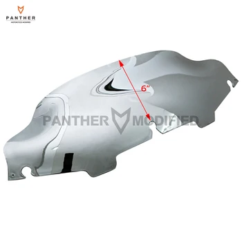 

6" Motorcycle Wave Windshield Windscreen Moto Wind Screen case for Harley Electra Street Glide Touring FLHTC FLHX 1996-2013