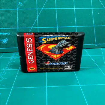

Death and Return of Superman - 16 bit MD Games Cartridge For MegaDrive Genesis console