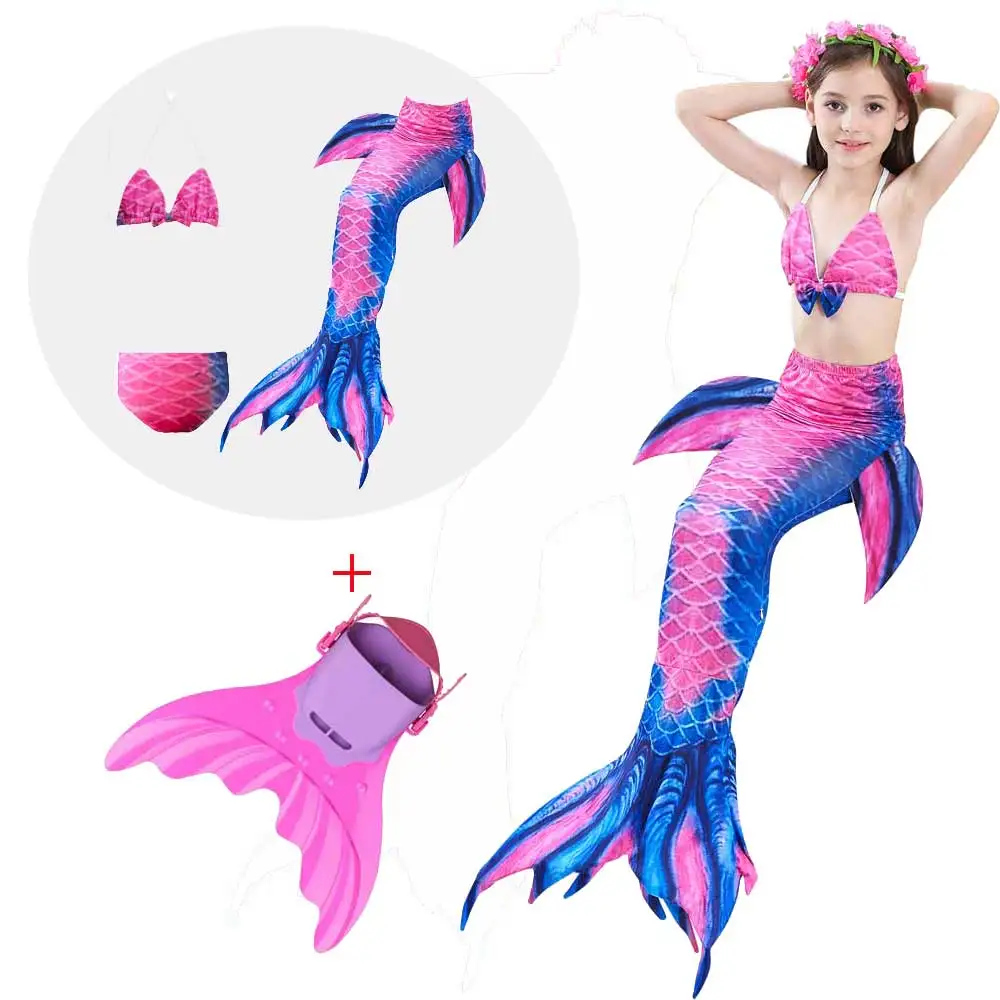 2019 новый детский купальный костюм Русалочки Моноласты хвосты для купания