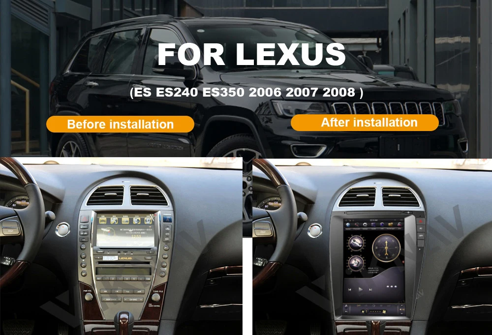 

12.1 inch Car Radio GPS Navigation For-Lexus ES240 ES350 2006-2008 Car GPS Multimedia Player
