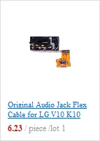 Micro USB, гибкий кабель для LG G5 H850 H840 зарядная док-станция с заменой микрофона