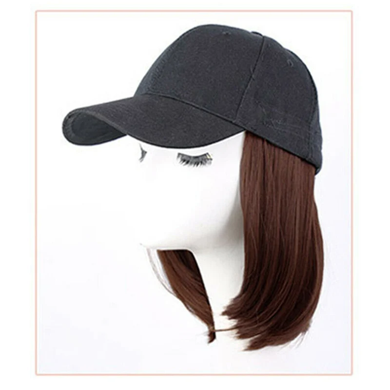 Hair Wigs Bob Hair Synthetic Hat 