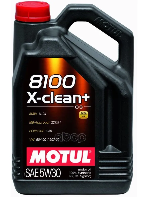 MOTUL 8100 X-Clean 5w30 Масло Моторное Синт. 5л. Motul | Автомобили и мотоциклы