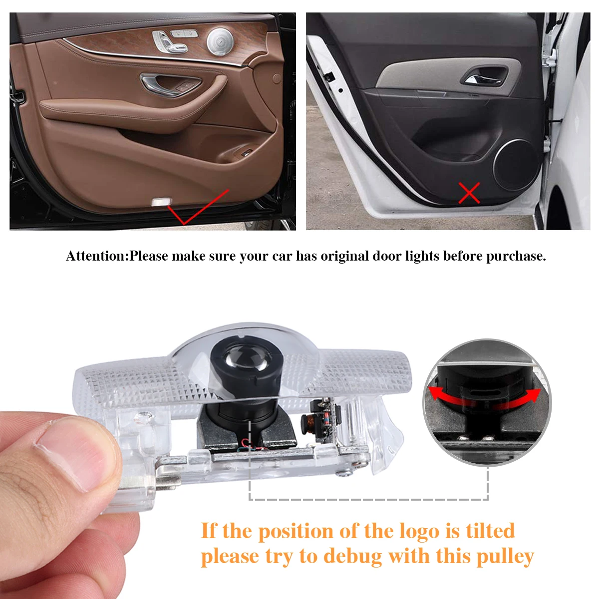 Acessórios do Carro Luz de Boas-vindas para Toyota Camry Xv40 Xv50 Xv70 Porta Lateral Logotipo Projetor 6000 k Fantasma Sombra Lâmpadas 2 Pçs Led 07-18 6 Lâmpada decorativa