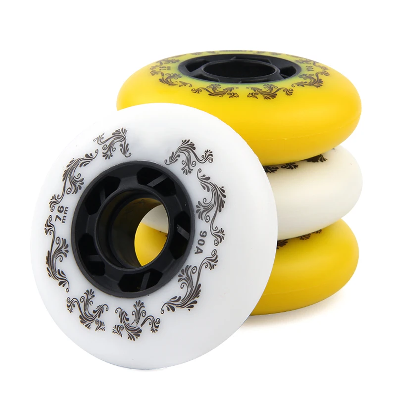 4 Pcs Inline Skates Wheels 90a Hardness Sliding Roller Durable Slide