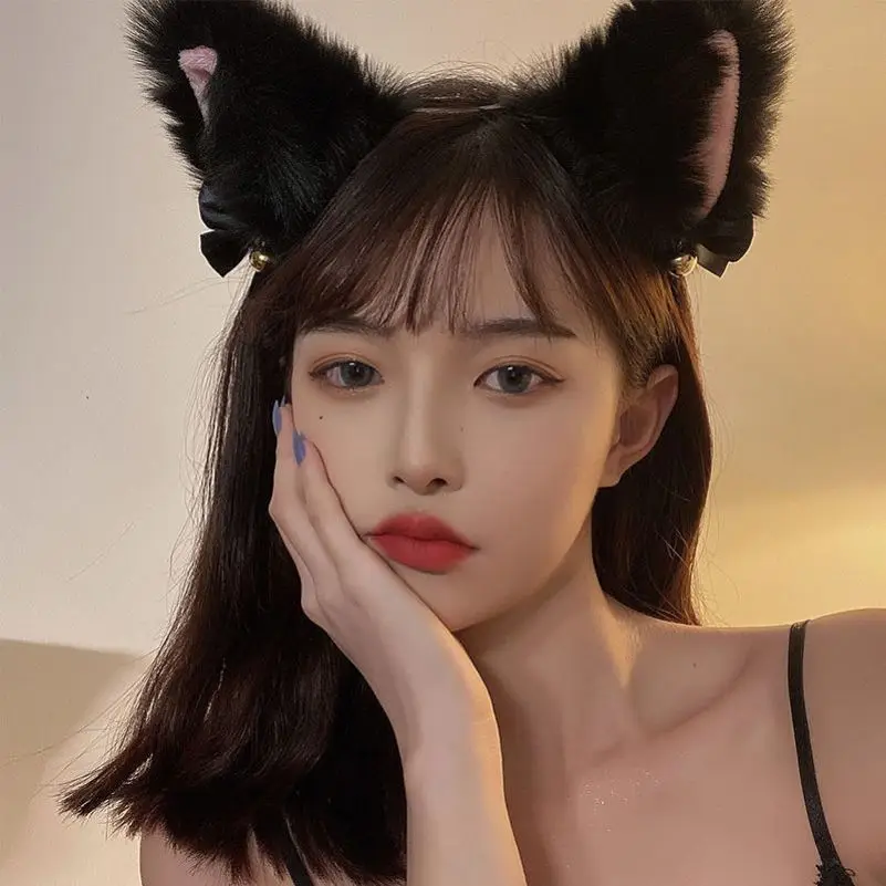 Cute Hair Accessories Lady Girl Fox Cat Ears Head Bands Lovely Charming Night Party Club Bar Hair Clip Masquerade Hairband