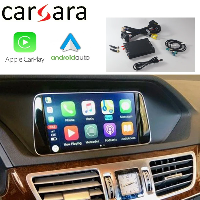 

Wireless CarPlay Android Auto W212 CarPlay Set ForMercedes NTG4.5 W176 W246 W204 W207 W218 C207 A207 ML GL GLE GLK CLS SLK