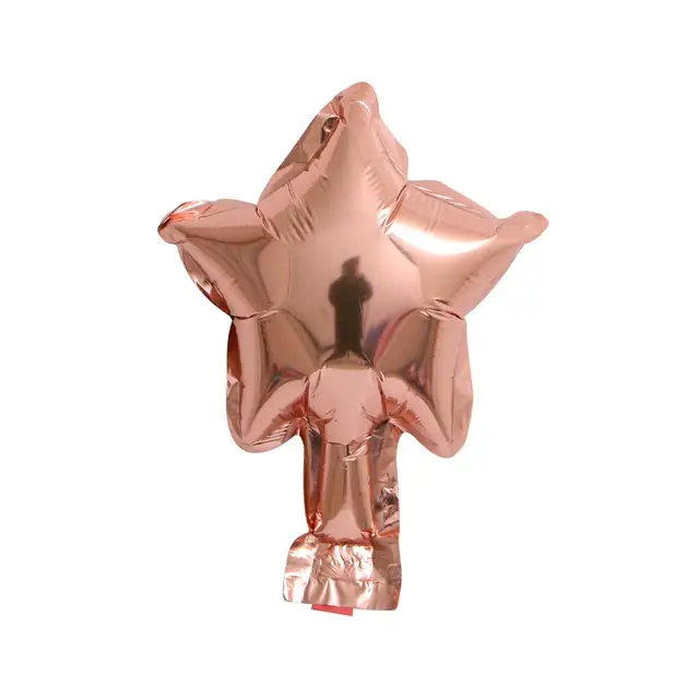 50pcs 5inch Foil Star Balloons Heart balloon Wedding Decoration Silver Gold Heart Balloons Birthday Baby Shower Wedding Supplies as picture