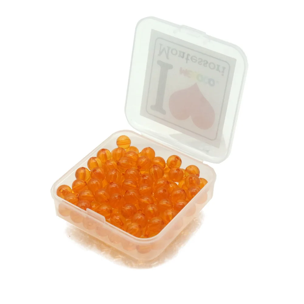 Montessori Golden Beads Teaching Aids 100pcs Counting Beads Box Montessori Math Materials For Children Juguetes L2361H
