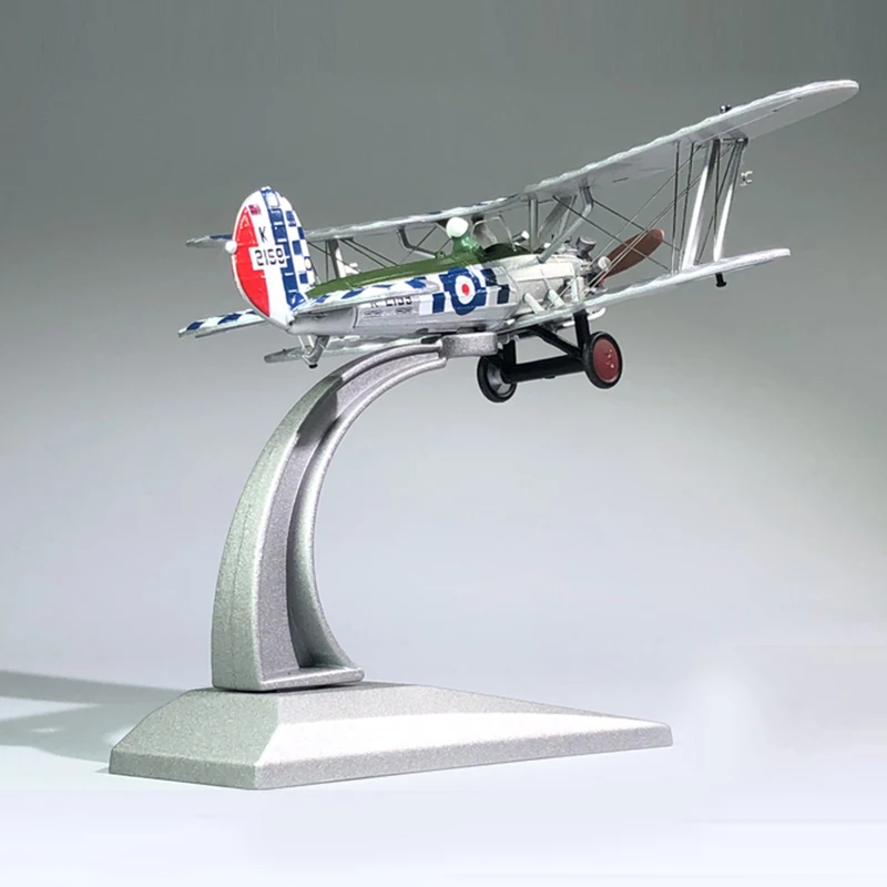 WW1 самолет Королевских ВВС Бристоль бульдог биплан тонкой Artware Diecast статическая дисплей Модель со стентами подарок на день рождения