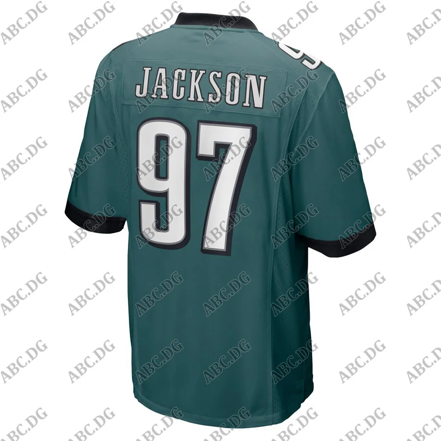 Men Women Kid Youth Philadelphia Malik Jackson Midnight Green Game Jersey | Спорт и развлечения