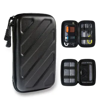 

NEW HDD Bag External USB Hard Drive Disk Carry Mini Usb Cable Case Cover Pouch Earphone Bag for PC Laptop Hard Disk Case