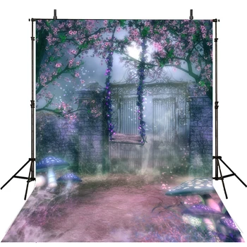 

Floral Photography Backdrop Vinyl Backdrop for Photography Alice In Wonderland Background for Photo Studio Fotohintergrund