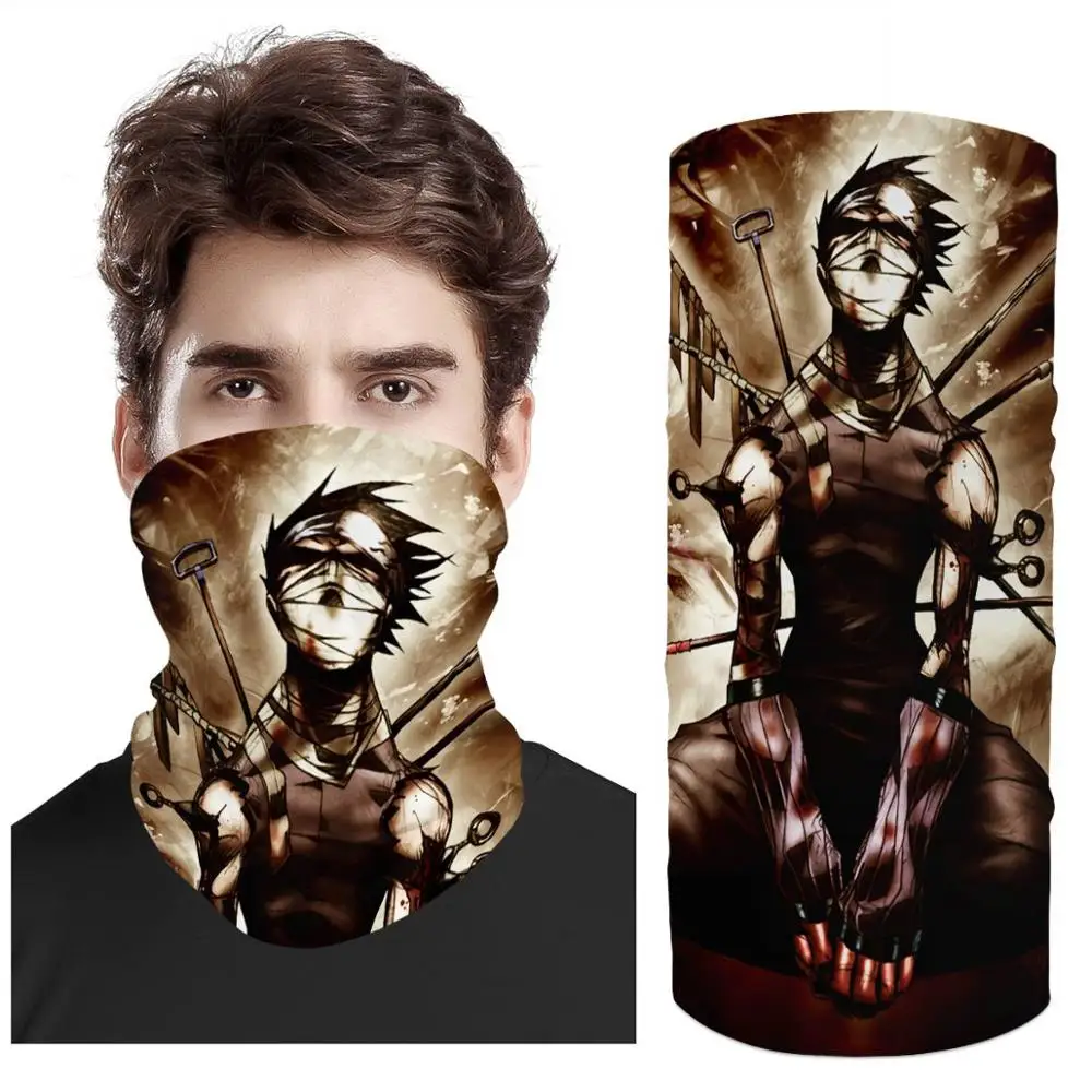 

Anime Naruto Custom pattern Design Bandana Scarf Motorcycle Dustproof Multifunctional Seamless Tubular Headband Neck Gaite