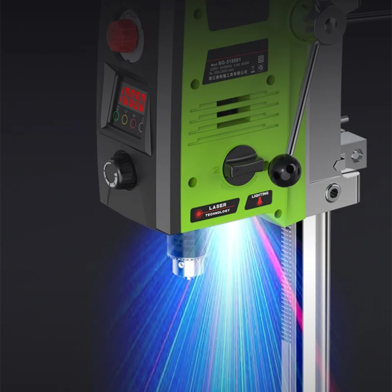 Digital display high precision bench drill Small household 220V industrial grade drilling and milling machine Mini 6