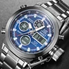 AMST Watch Men Stainless Steel Military Watch Waterproof Wristwatch LED Quartz Clock Sport Watch Male Relogios Masculino Blue ► Photo 1/6