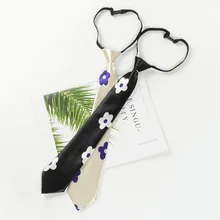 Модный 7 см галстук для мужчин и женщин тонкий узкий жаккардовый ленивый галстук легко тянет веревку галстук корейский стиль Свадебная вечеринка